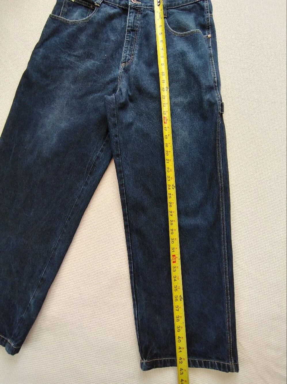 South Pole Men's Dark Blue Denim Jeans Size 38